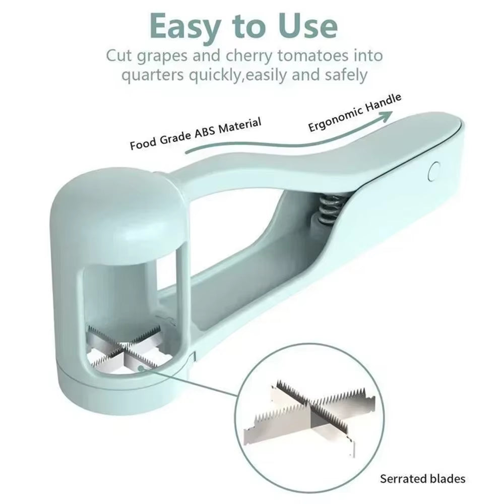 Fruits Slicer for Grapes Cherrys Tomatoes Fruit Salads for Adults Toddlers & Babies