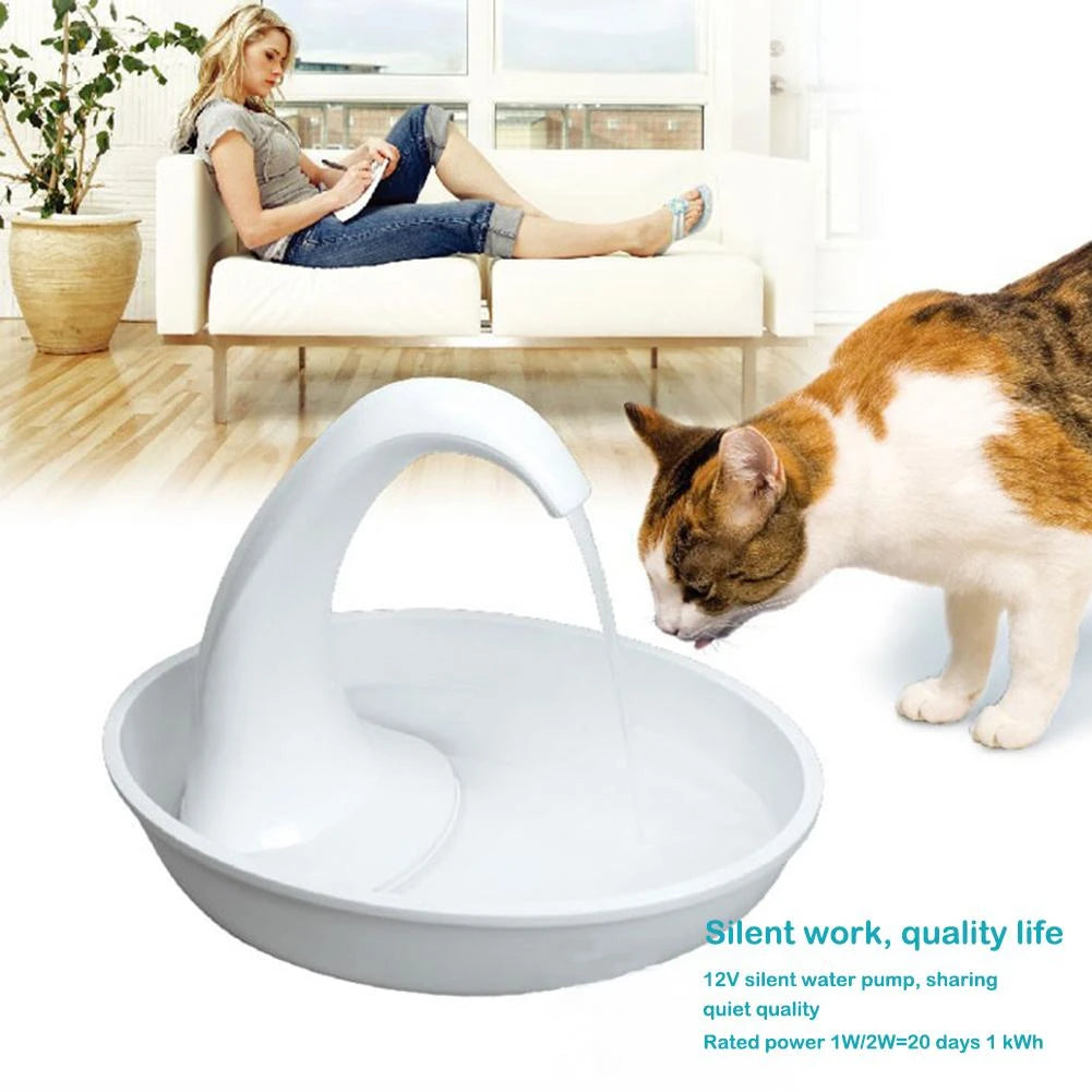 Swan Shaped Pet Automatic Water Dispenser