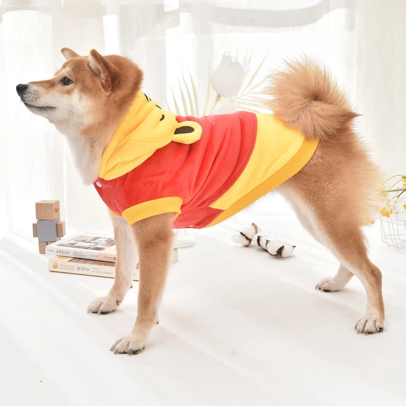 XXXL French Bulldog Dog Coat Jackets Halloween Costumes Cloak Warm Bee Cute Pet Animal Apparel Outfit for Chihuahua Yorkshire