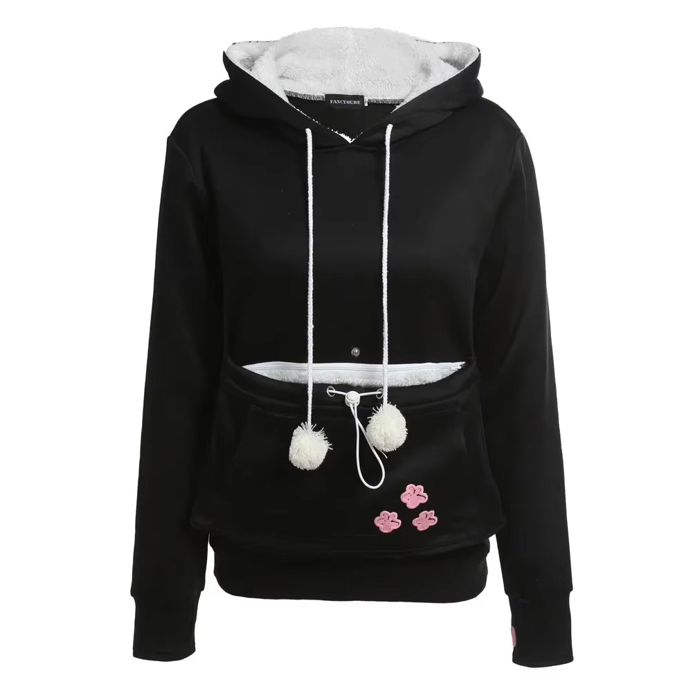 New High Quality Fashion Cat & Dog Lovers Hoodies! Cozy Pullover Sweatshirt