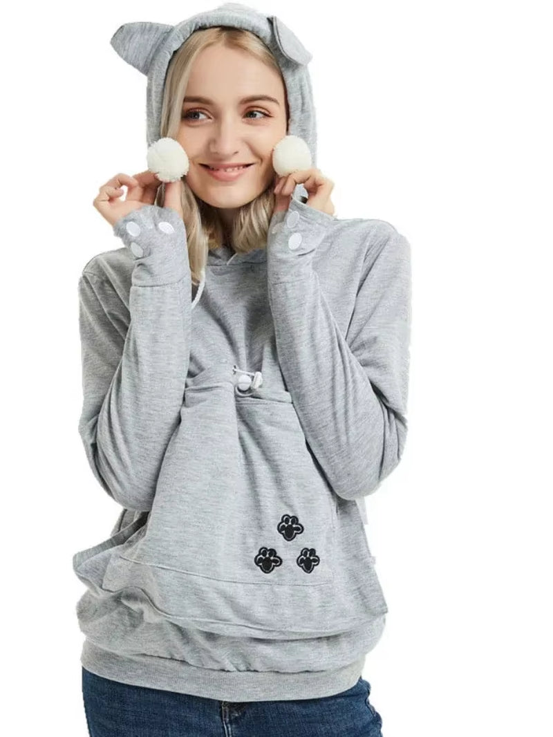 New High Quality Fashion Cat & Dog Lovers Hoodies! Cozy Pullover Sweatshirt