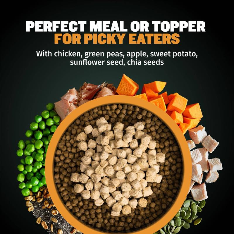 Bully Max Classic Freeze-Dried Raw Dog Food Toppers for Puppies & Adult Dogs! Fruits & Veggies, High in Protein & Essential Nutrients