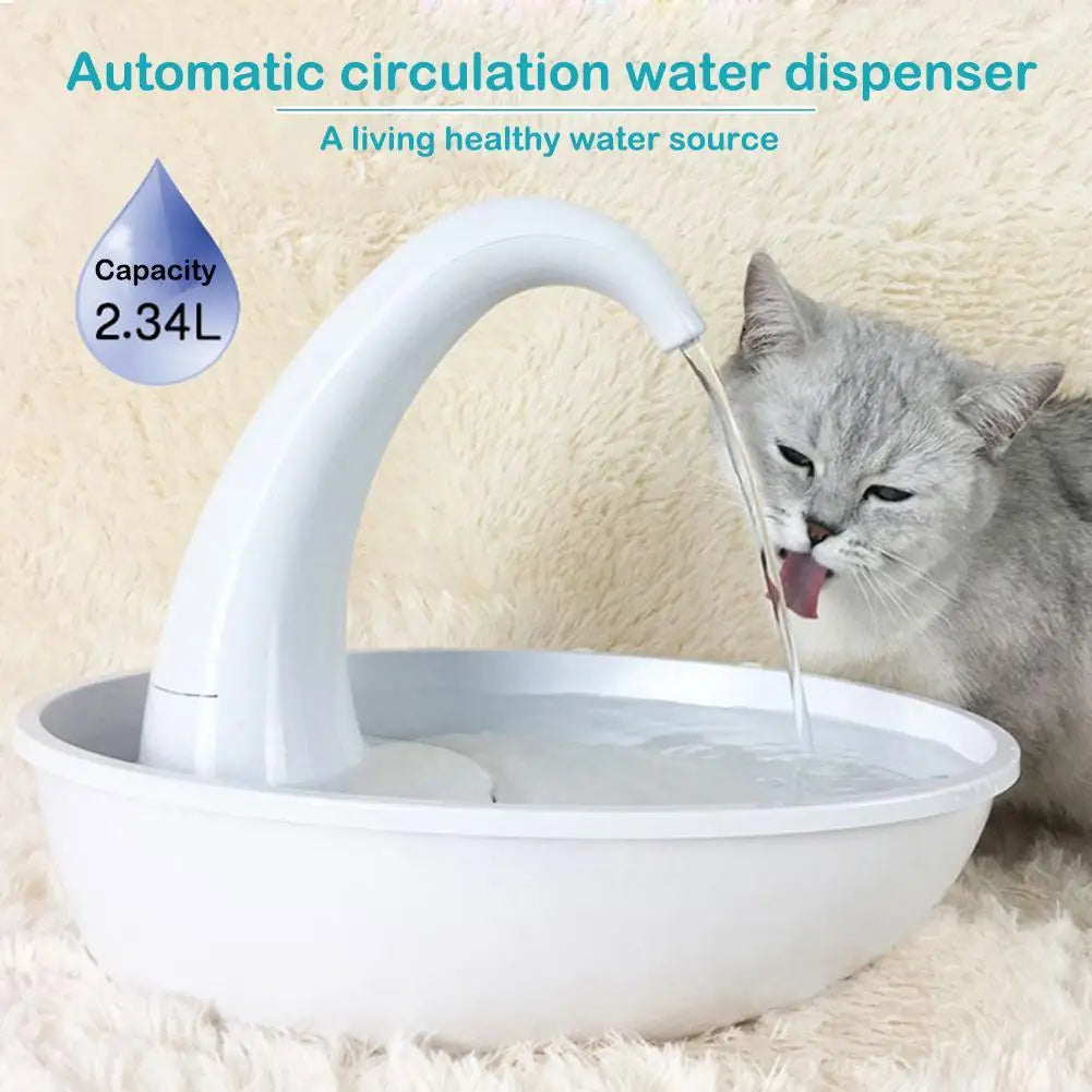 Swan Shaped Pet Automatic Water Dispenser