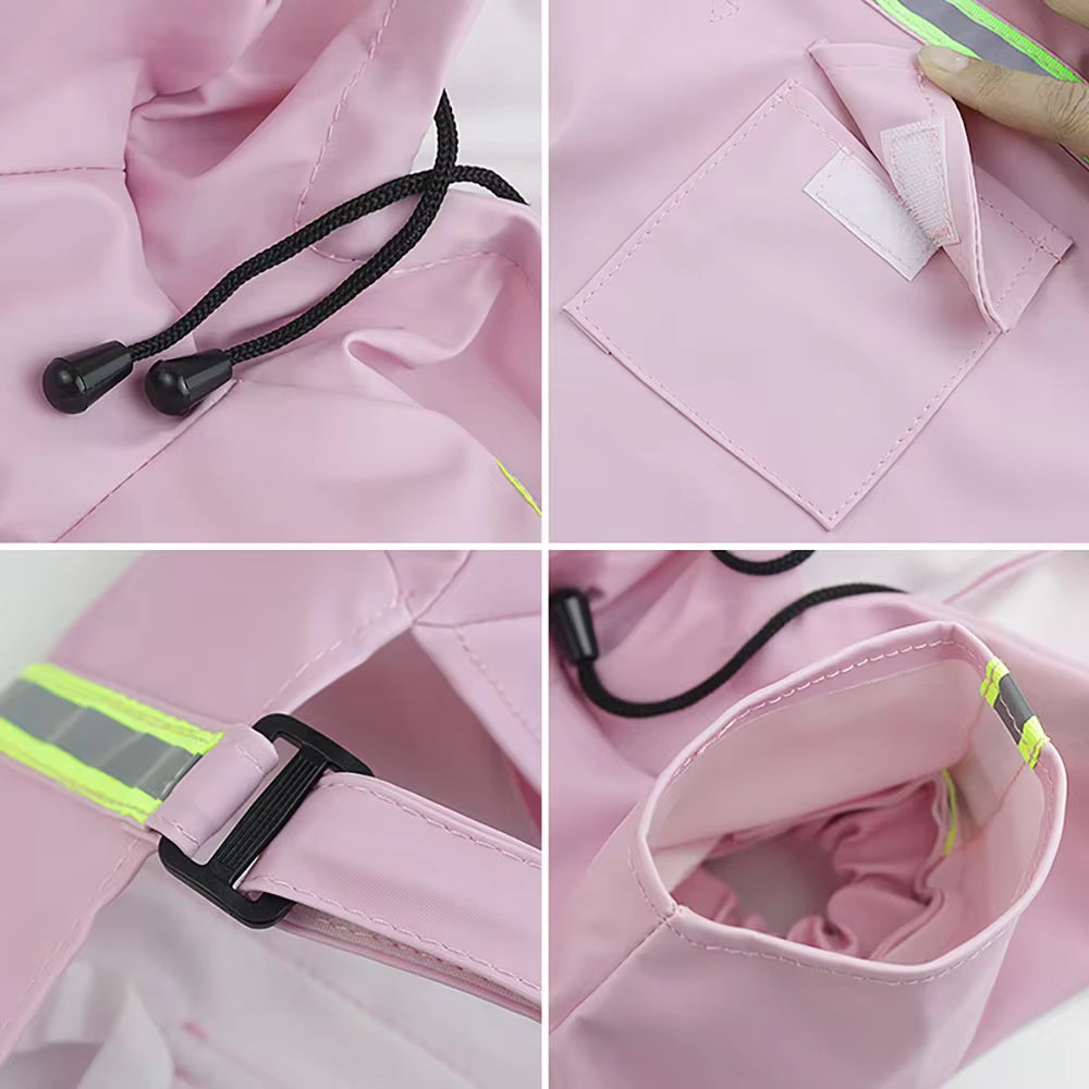 Waterproof Poncho Dog Raincoats for Small & Large Dogs