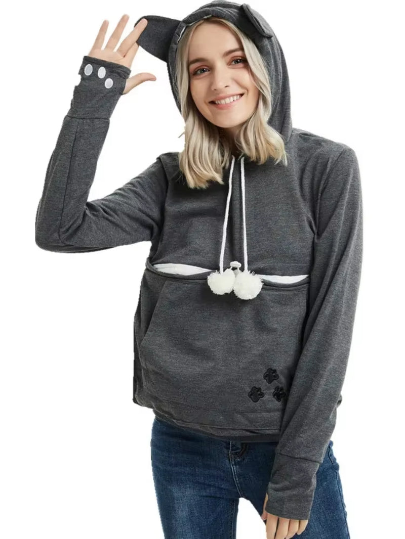 New High Quality Fashion Cat & Dog Lovers Hoodies! Cozy Pullover Sweatshirt