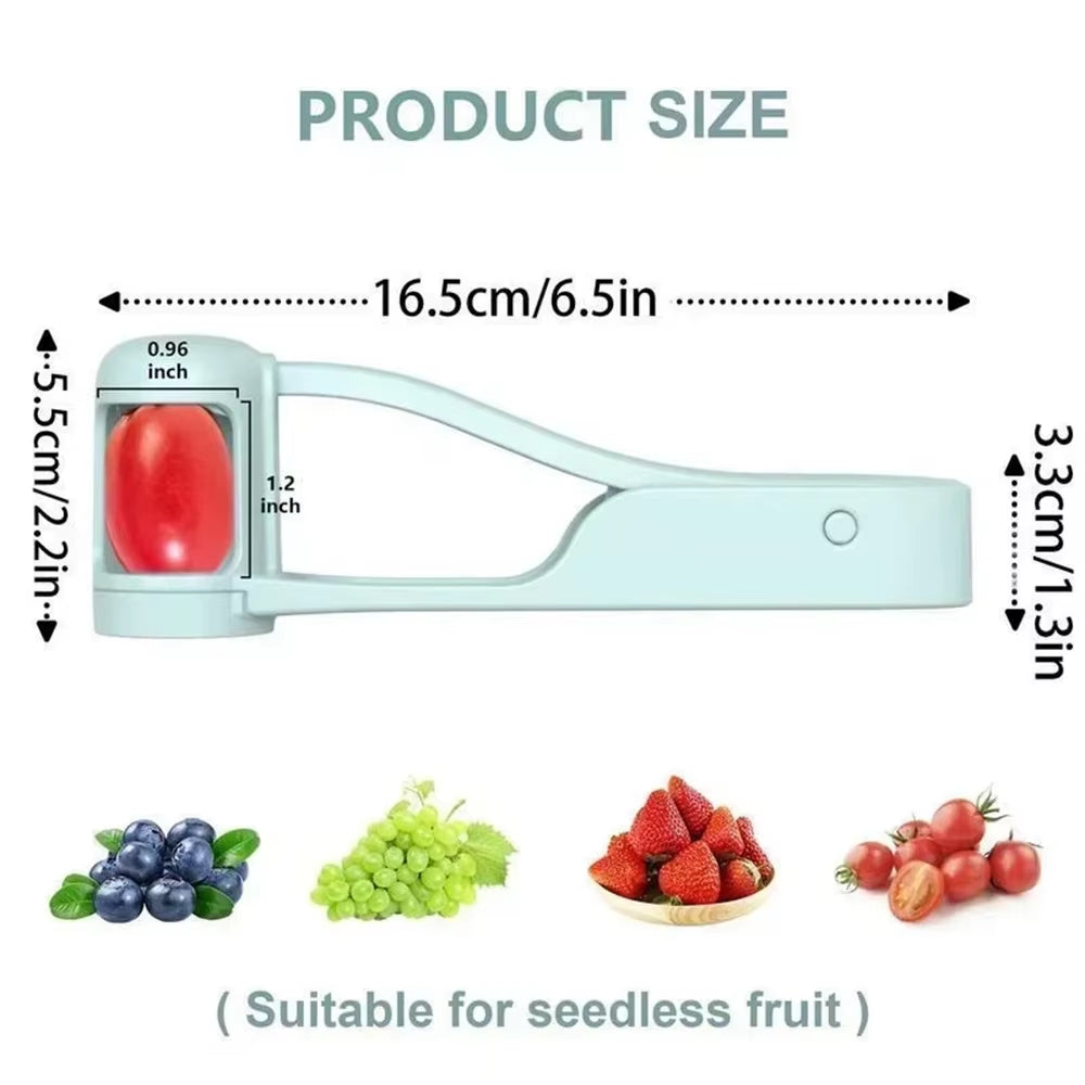 Fruits Slicer for Grapes Cherrys Tomatoes Fruit Salads for Adults Toddlers & Babies