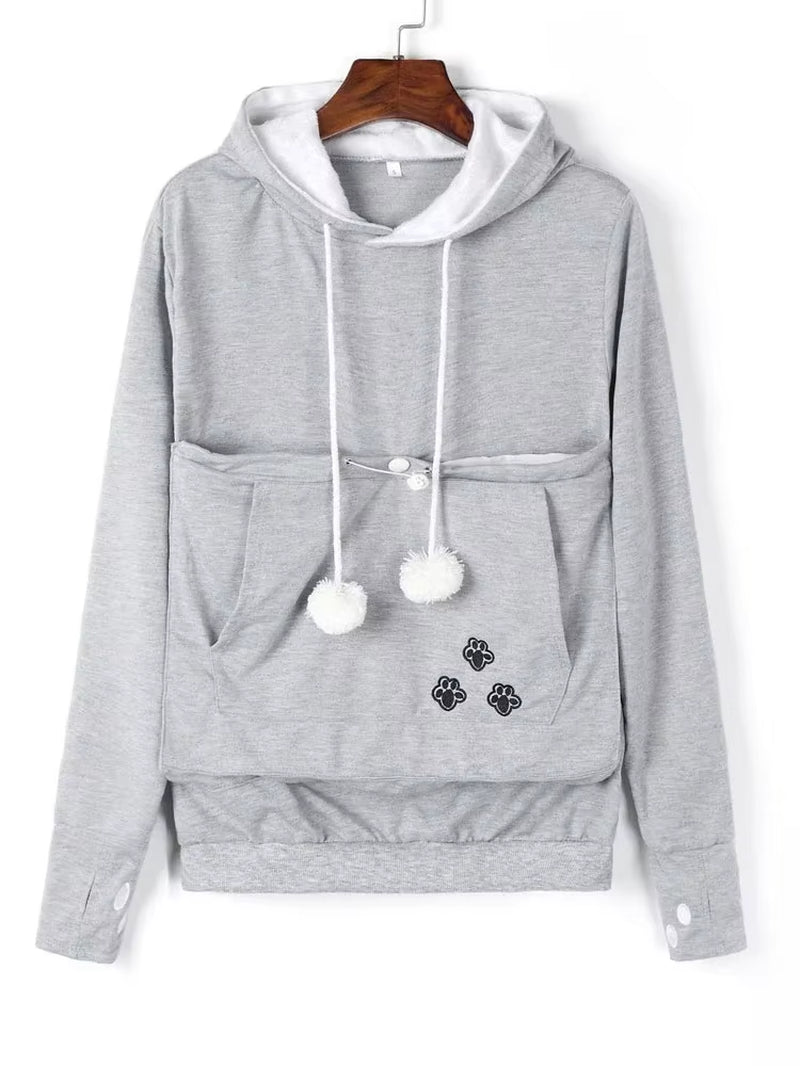New High Quality Fashion Cat & Dog Lovers Hoodies! Cozy Pullover Sweatshirt