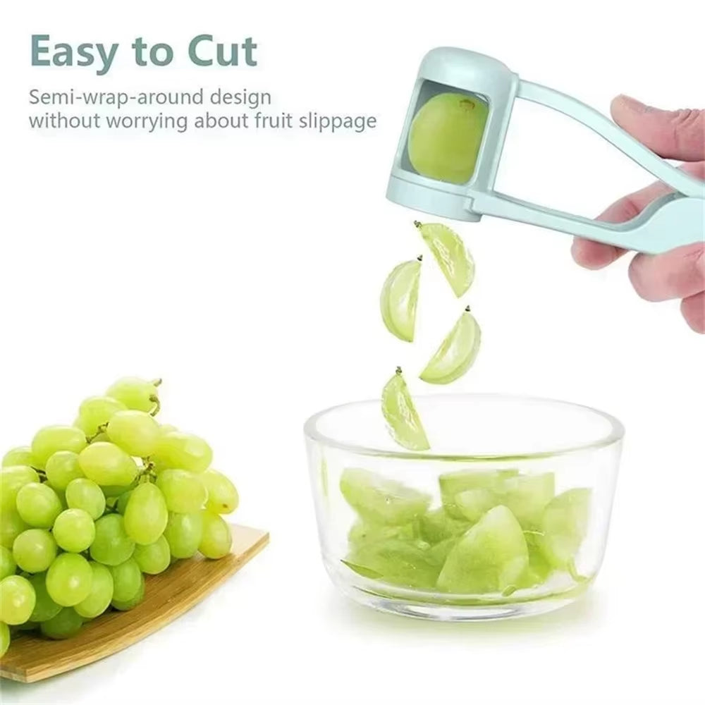 Fruits Slicer for Grapes Cherrys Tomatoes Fruit Salads for Adults Toddlers & Babies