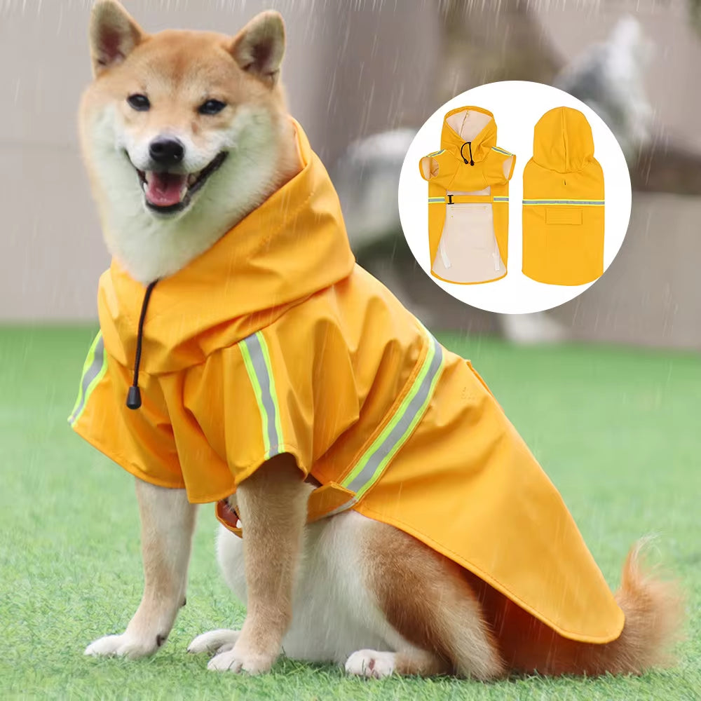 Waterproof Poncho Dog Raincoats for Small & Large Dogs