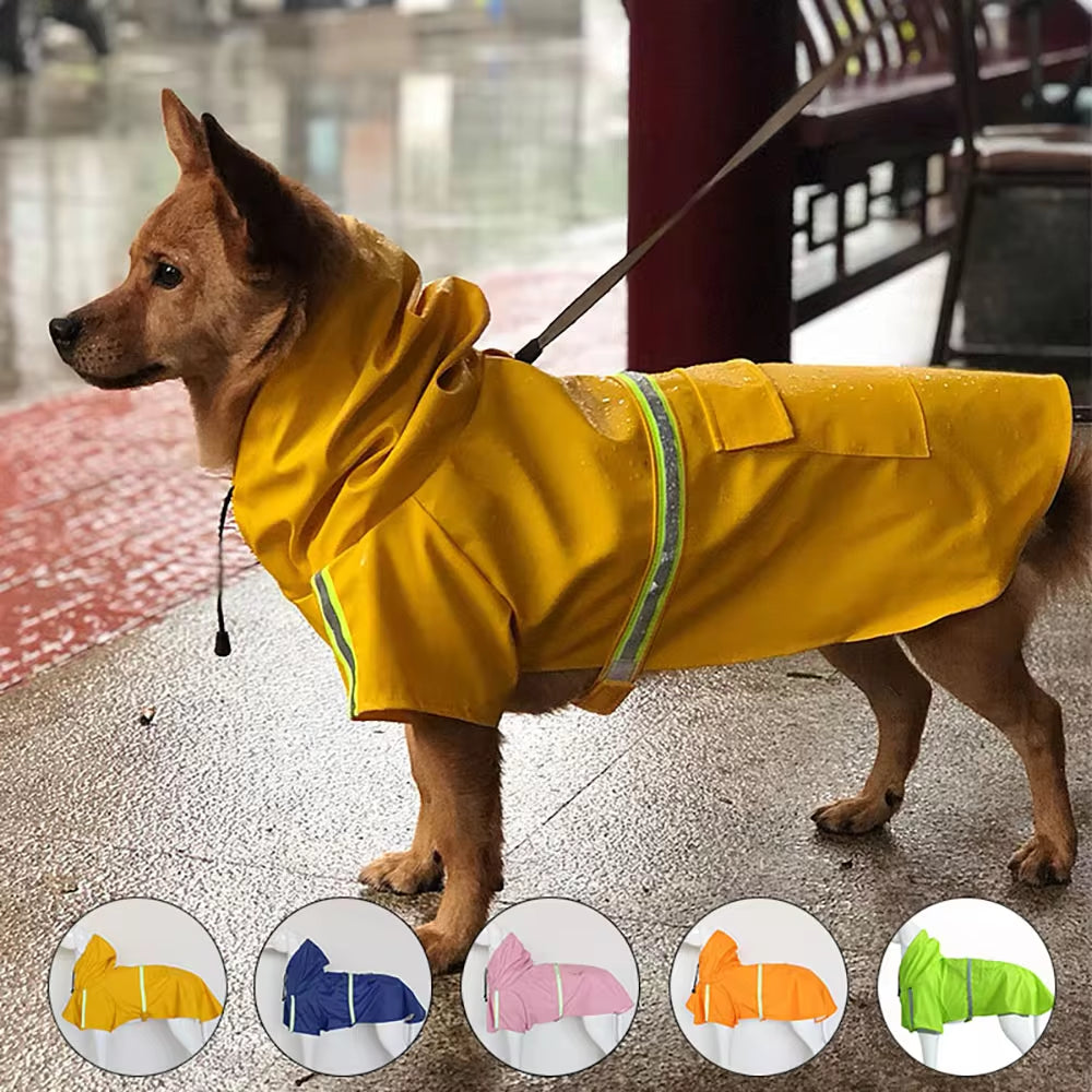 Waterproof Poncho Dog Raincoats for Small & Large Dogs