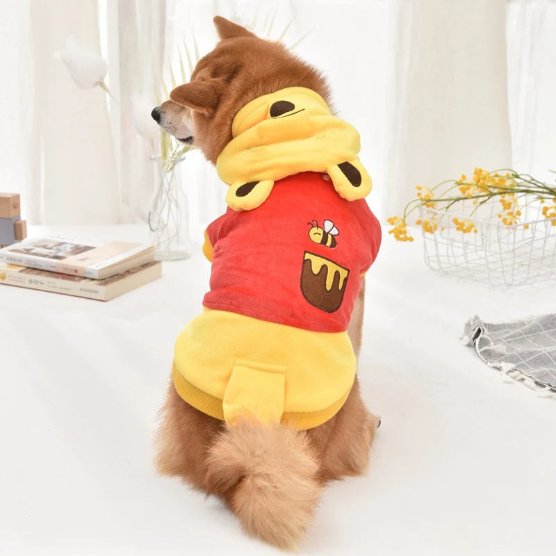 XXXL French Bulldog Dog Coat Jackets Halloween Costumes Cloak Warm Bee Cute Pet Animal Apparel Outfit for Chihuahua Yorkshire