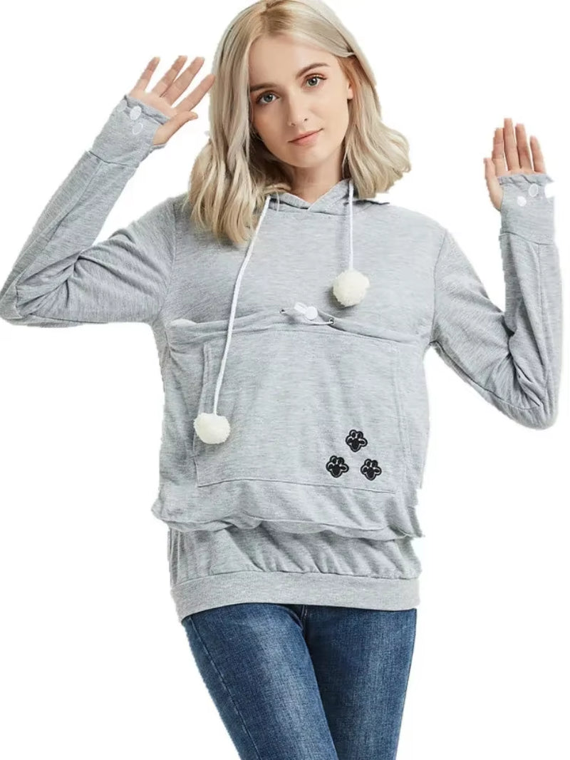 New High Quality Fashion Cat & Dog Lovers Hoodies! Cozy Pullover Sweatshirt
